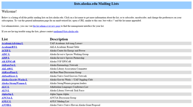lists.alaska.edu