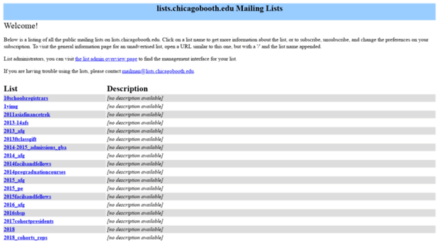 lists.chicagobooth.edu