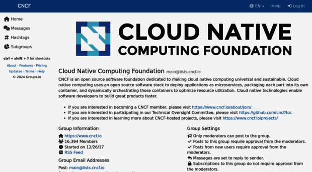 lists.cncf.io