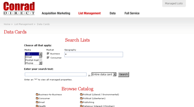 lists.conraddirect.com