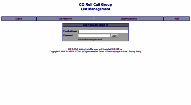 lists.cqrollcall.com