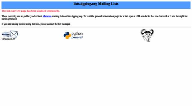 lists.dgplug.org
