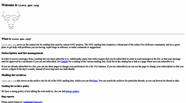 lists.gnu.org