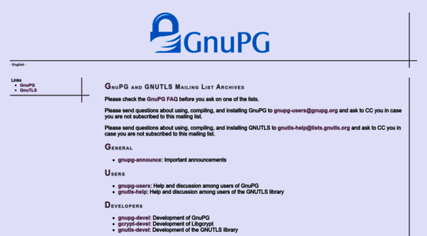 lists.gnupg.org