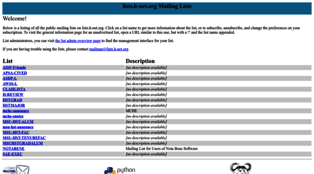 lists.h-net.org