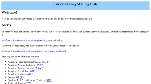 lists.imstat.org