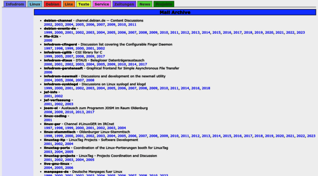 lists.infodrom.org