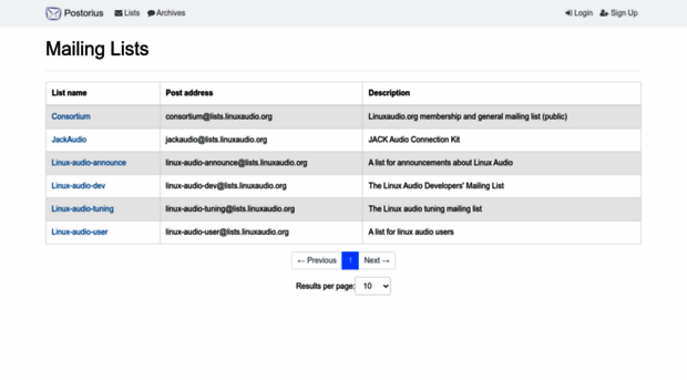 lists.linuxaudio.org