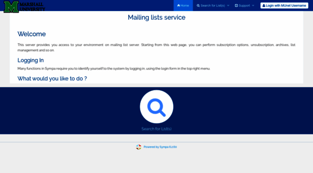 lists.marshall.edu