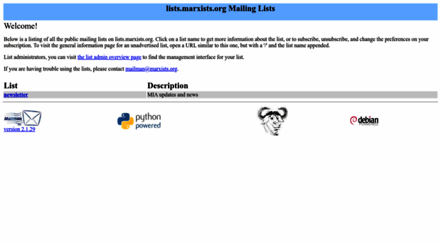 lists.marxists.org