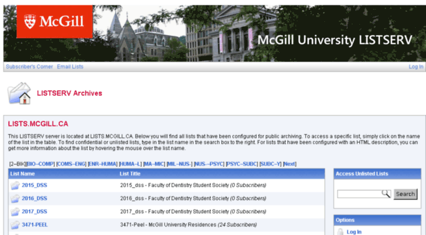 lists.mcgill.ca