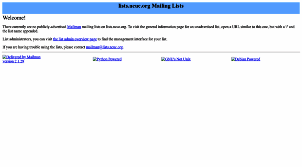 lists.ncuc.org