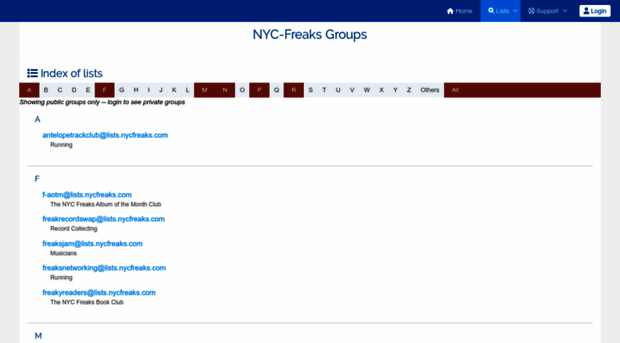 lists.nycfreaks.com