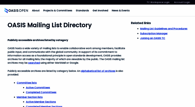 lists.oasis-open.org