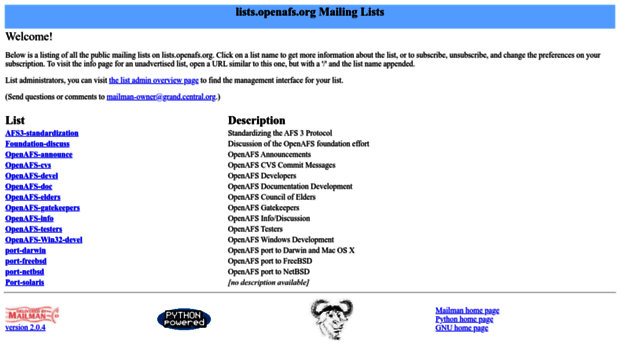 lists.openafs.org