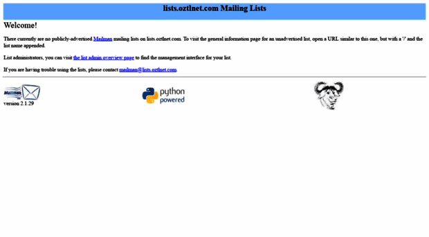 lists.oztlnet.com