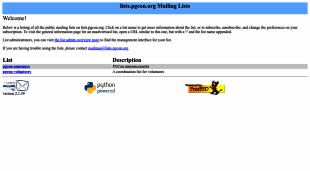 lists.pgcon.org