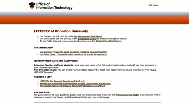 lists.princeton.edu