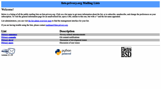 lists.privoxy.org