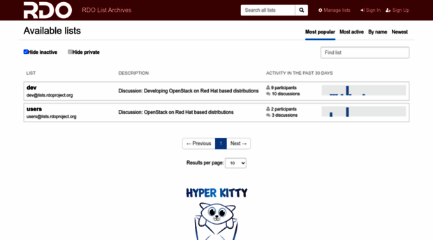 lists.rdoproject.org