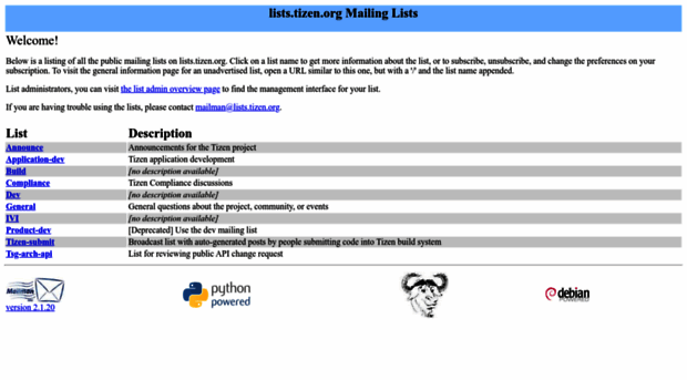 lists.tizen.org