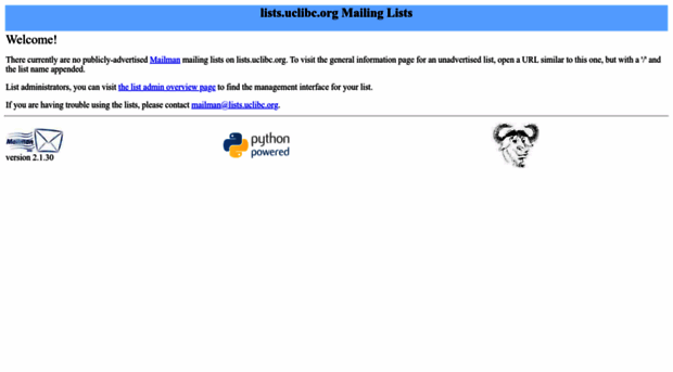 lists.uclibc.org