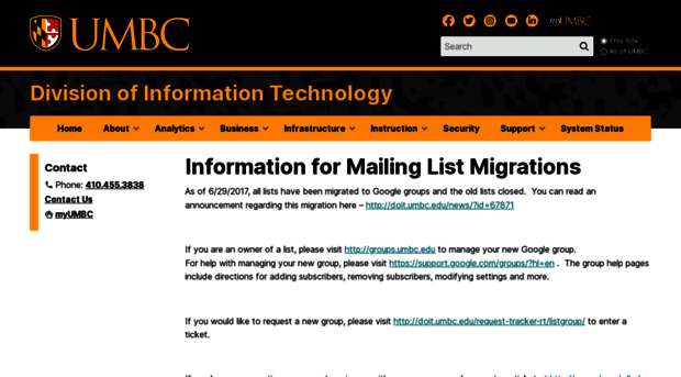 lists.umbc.edu