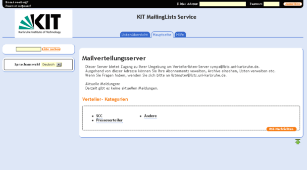 lists.uni-karlsruhe.de