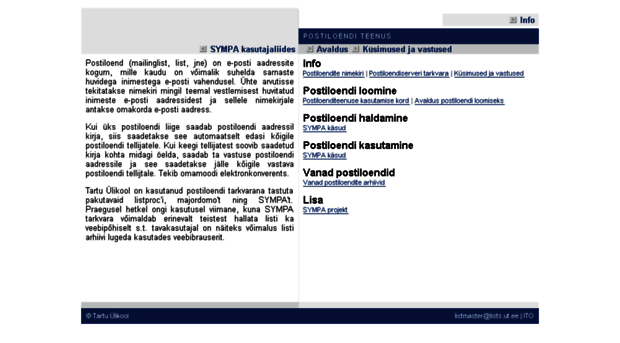 lists.ut.ee