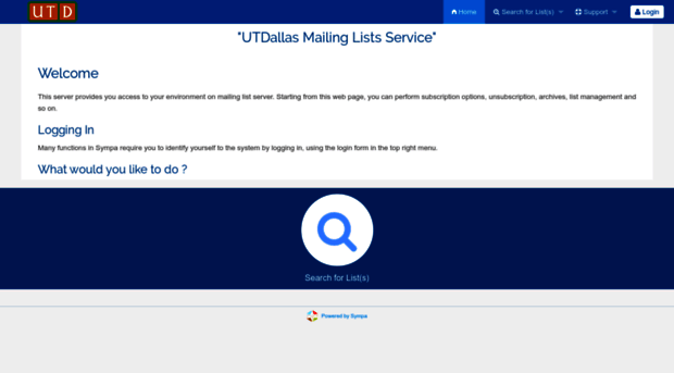 lists.utdallas.edu