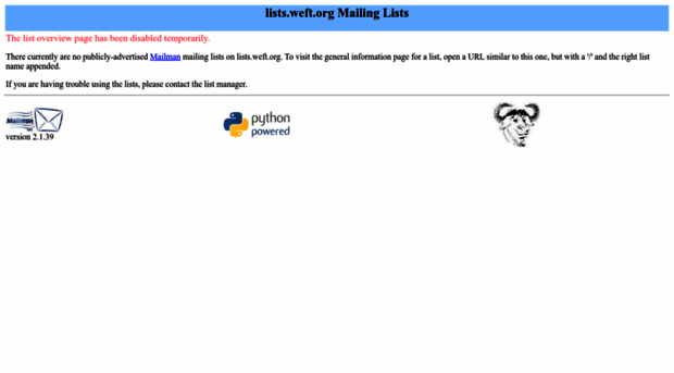lists.weft.org