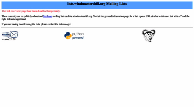 lists.windmastershill.org