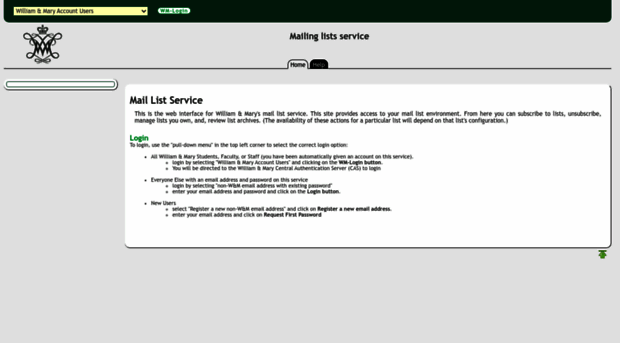 lists.wm.edu