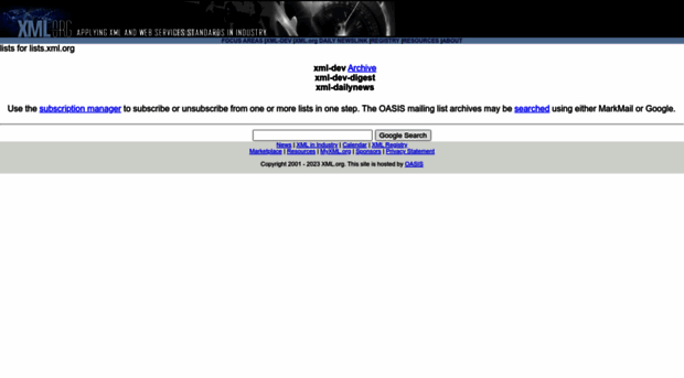 lists.xml.org