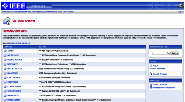 listserv.ieee.org