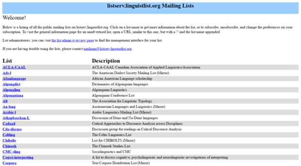 listserv.linguistlist.org