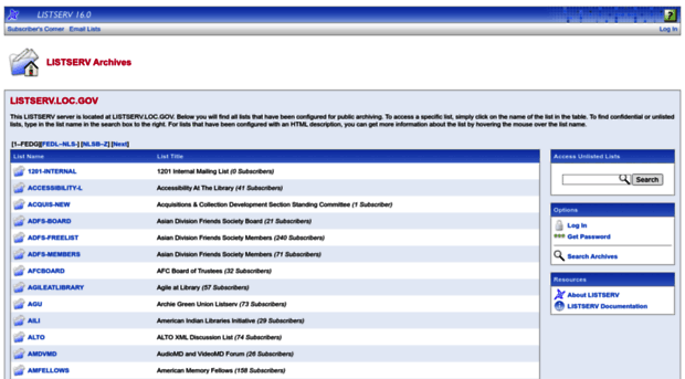 listserv.loc.gov