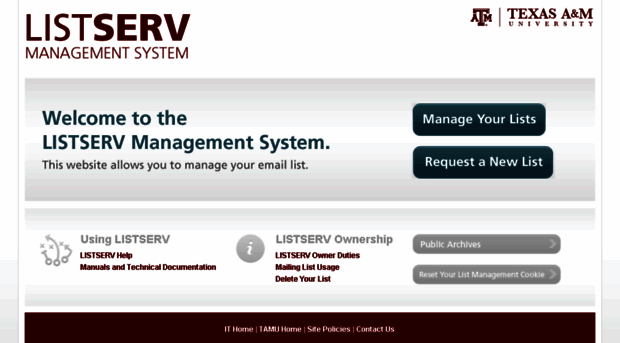 listserv.tamu.edu