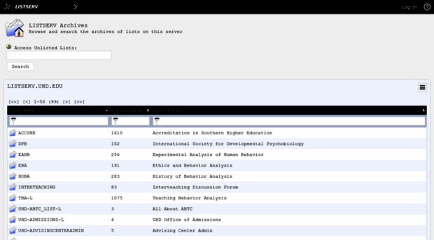 listserv.uhd.edu