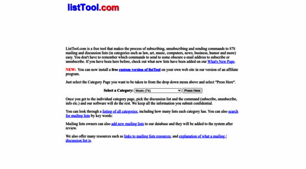 listtool.com