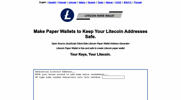 litecoinpaperwallet.com