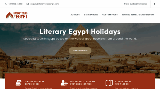 literarytoursegypt.com