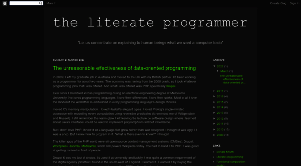 literateprogrammer.blogspot.com