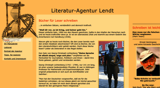 literaturagentur-lendt.de