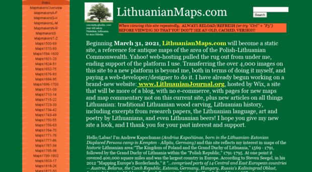 lithuanianmaps.com