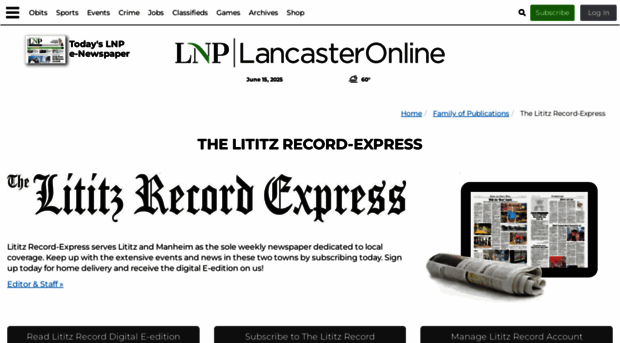 lititzrecord.com