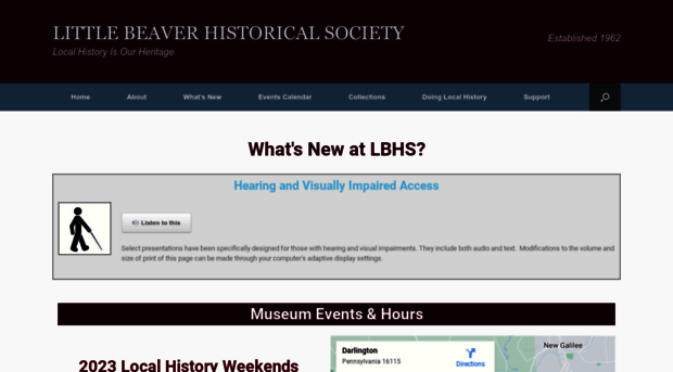 littlebeaverhistorical.org