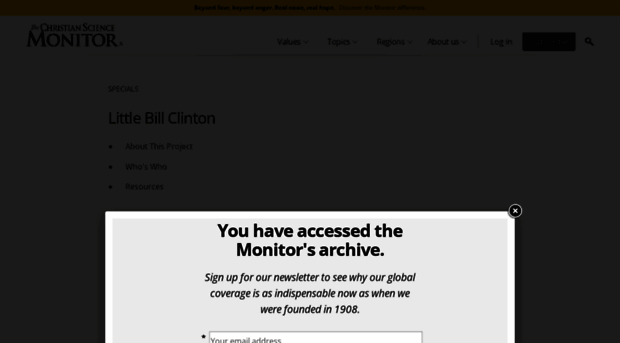 littlebillclinton.csmonitor.com