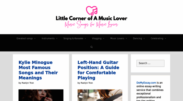 littlecornerofamusiclover.com