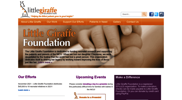 littlegiraffefoundation.org